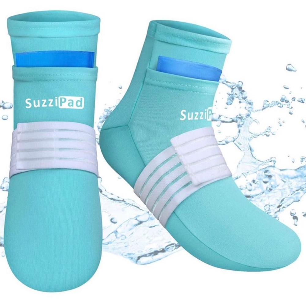 Two Pairs of Suzzipad Chemotherapy Cold Therapy Socks for Foot Pain Relief